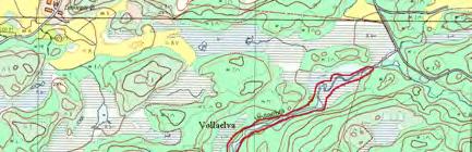 33 Vollelva UTM: EUREF89 32VMR, Ø: 8517, N: 5242 Naturtype: Viktig bekkedrag E06 Utforming: Verdi: Svært viktig A Vernestatus: Ingen vernestatus Trusler: Forurensing & Drenering/gjenfylling