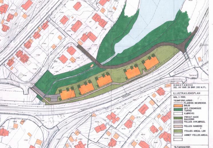 Forslaget vil beholde eksisterende gang- og turvei gjennom og langs nordvestsiden av feltet. Innspillet medfører behov for endring av arealformål i arealdelen, fra grønnstruktur til boligformål.