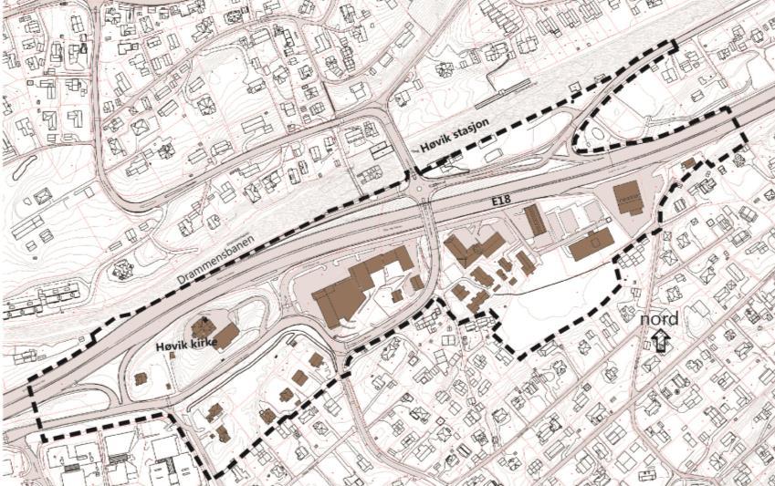 3.13 - Høvik senterområde Innspill fra Civitas på vegne av grunneiergruppen på Høvik (representert ved Centragruppen).