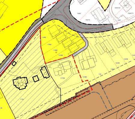 Arealet grenser i vest til pågående reguleringsplanområde for Snoveien 17, 19 og Terrasseveien 52 a og b og ønskes innlemmet i denne planprosessen.