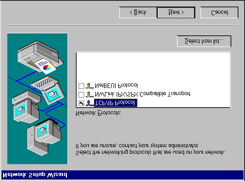 Windows kommer til å finne en "Realtek RTL8029 PCI Adapter". Klikk "Neste". 6. I neste vindu må du velge en nettverksprotokoll. Vanligvis er det TCP/IP som krysses av.