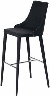 1 440,- Alfa Stol En stilfull og solid stol i sort metall og rotting.