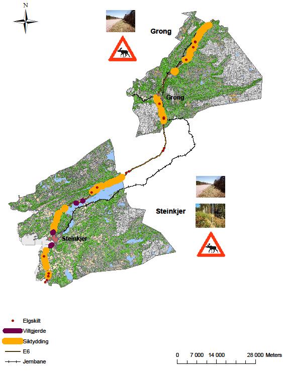 NORD- TRØNDELAG GRONG Tiltak: Skilting Skogrydding