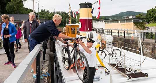 Den nasjonale sykkelruta går mellom Dalen og Ulefoss gjennom et storslått og variert natur- og kulturlandskap. Vi anbefaler å ta kanalbåt den ene veien eller på deler av strekningen.