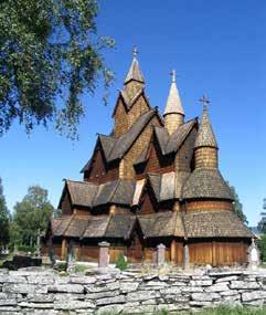 The town of Skien where Ibsen was born. The manor house at Ulefoss. The folk art of west Telemark.