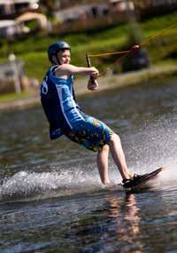 Try wakeboarding on one of the world s best courses at Norsjø Ferieland.