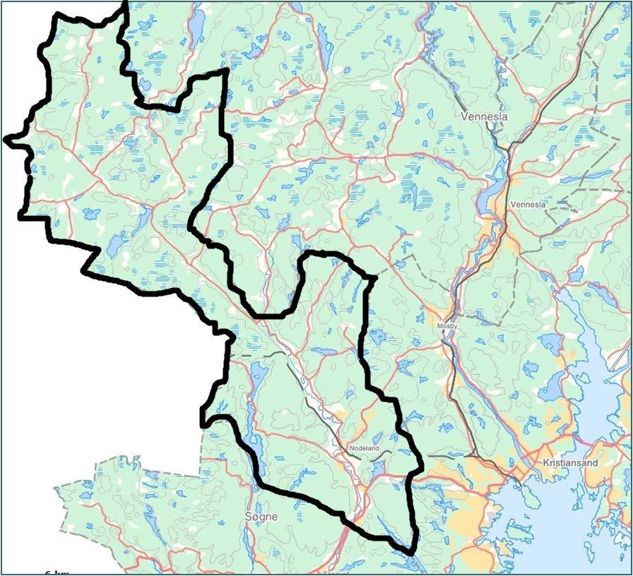 Songdalen kommune Snart 6300 innb.