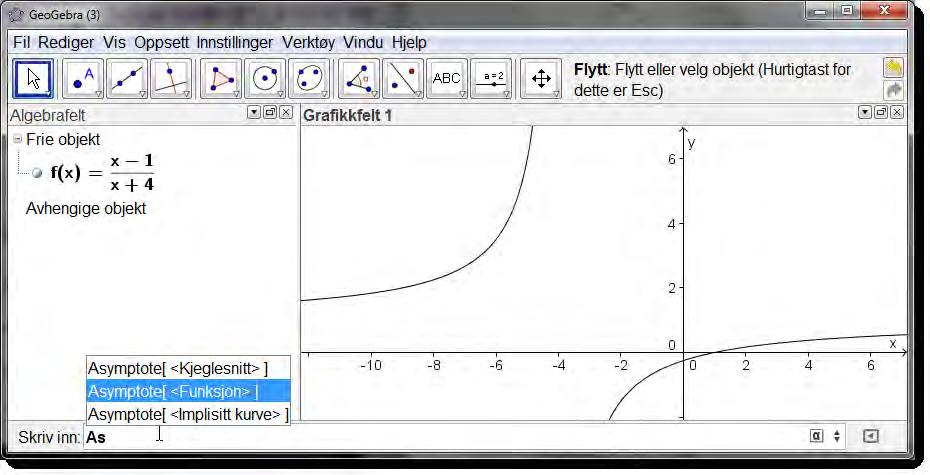 1 Å komme i gang med GeoGebra to bokstavene.