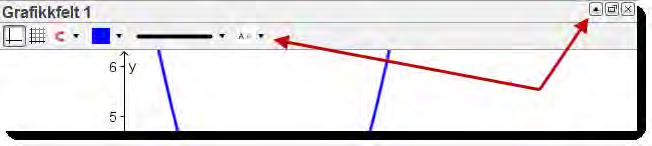 1.1 Litt om oppbygningen til GeoGebra Dersom du vil formatere objekter (endre farge på en graf etc) fins det nå en lettere måte å gjøre dette på enn i tidligere versjoner.