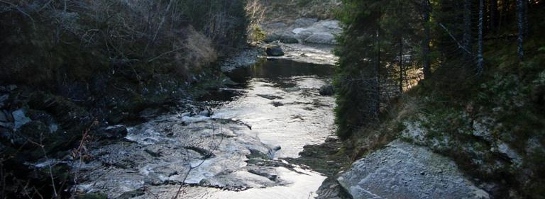 Ørredalsfossen slik