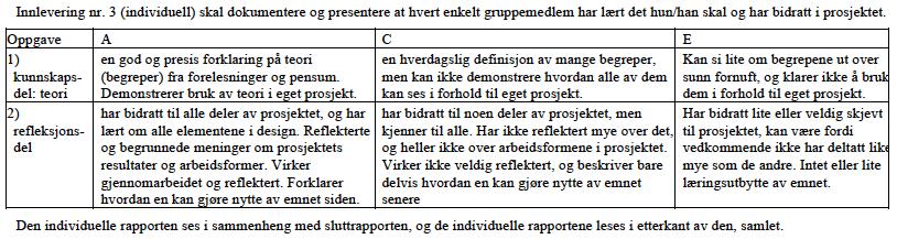 inf1510 våren 2014 INF1510: individuell rapport (innlevering nr.