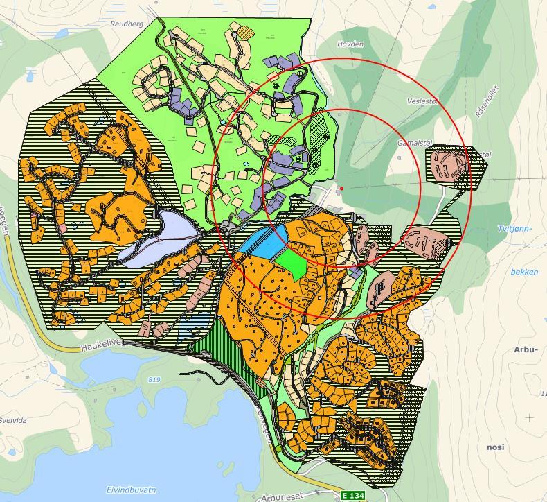 Haukelifjell skisenter Raudberg Sameige Buh Raudberg Sameige Buh Råsehallet Flåmyrane Skjærdalen N1 Raudberg Sameige Buh 24-26 Haukelifjell skisenter Del av Tyrvelid Tyrvelid Sportelltomta Regulering