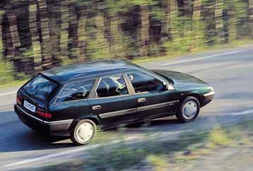 Citroën Xantia I denne månedens test har vi valgt å teste fire stasjonsvogner med 1,8-liters motorer og to med to-liters motorer (se side 48.