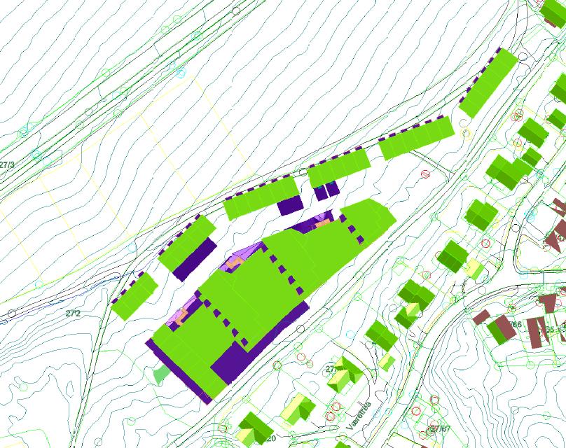 2 Situasjonsbeskrivelse Planområdet ligger sør for Malvikveien ved Være i Trondheim kommune, som vist i Figur 1. Området er i kommuneplanens arealdel (2012-2024) vist som nytt boligområdet.