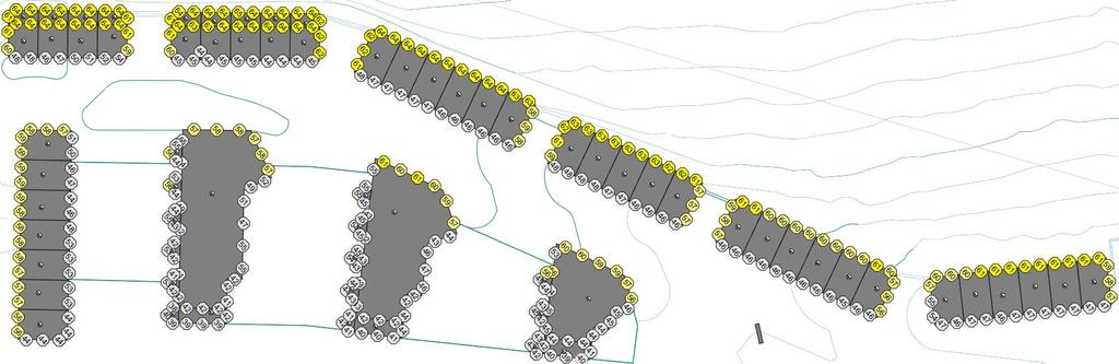 4.2 Støynivå ved fasade Det er utført punktberegninger ved aktuelle bygningsfasader uten skjermingstiltak på planområdet. Det er beregnet frittfelt L den-verdier og maksimalnivåer L 5AF.