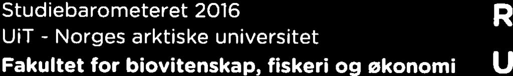 : RESULTAT OPPDELT PÅ UiT - arktiske universitet Fakultet for biovitenskap, fiskeri og økonomi