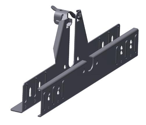 Båndtekket tak Gittergelender SN GG-11 108 cm Pose T-68 som inneholder 2 stk M8x25 sekskantskrue m/mutter A2.