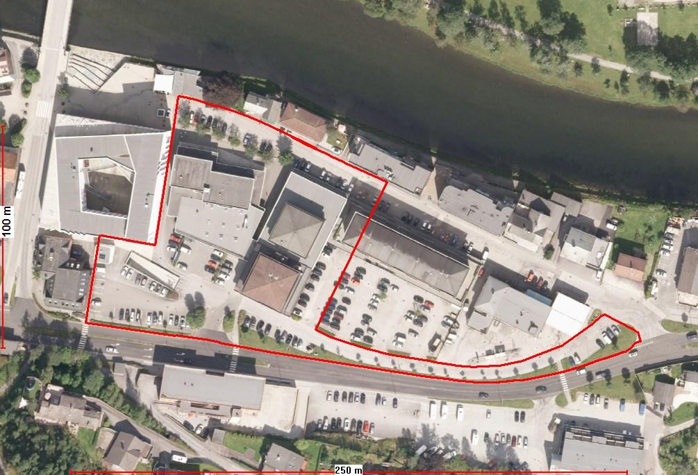 Aktuelt område er omfatta av følgjande planar: Kommuneplanen sin arealdel Områderegulering Detaljregulering Rådhuskvartalet, Del av sentrum søraust 2003, Utbyggingsplan H46 Utbyggingsplan