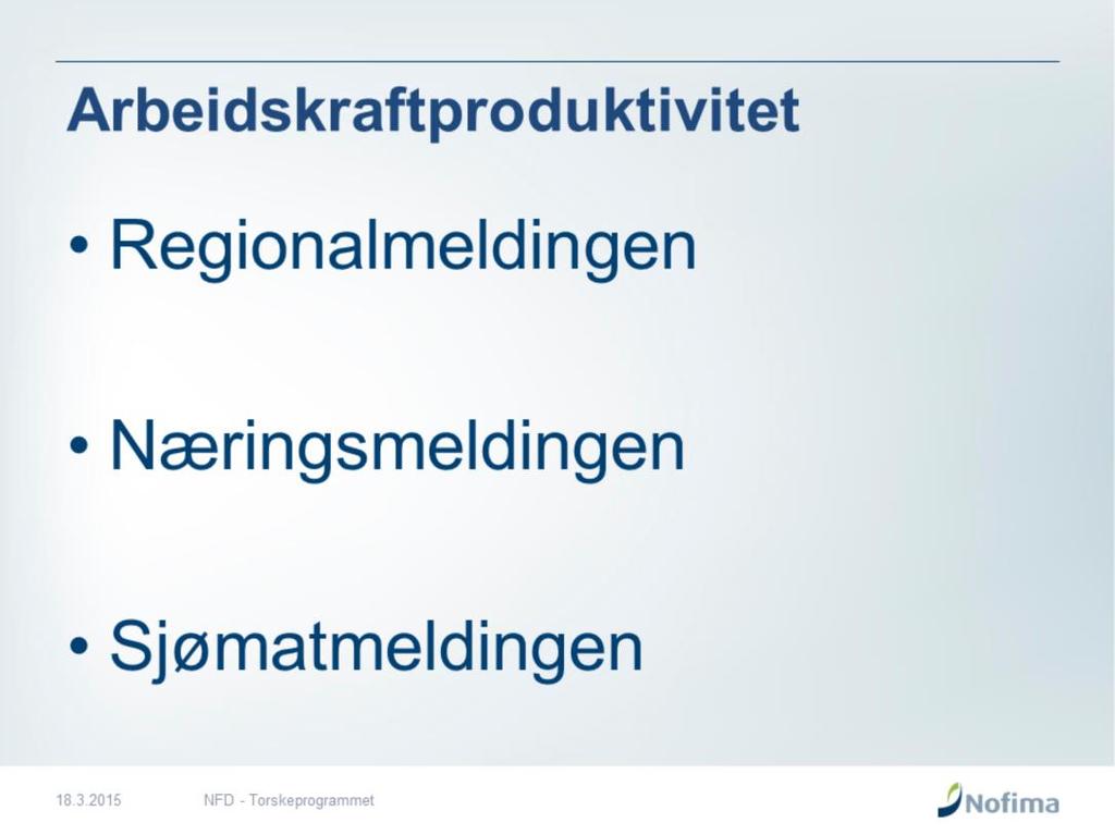 Meldinger lagt fram for Stortinget i perioden 2012-13 av regjeringen Stoltenberg. Arbeidskraftproduktiviteten overstyrer det meste! Regionalmeldingen Opprettholde hovedtrekkene i bosetningsmønsteret.