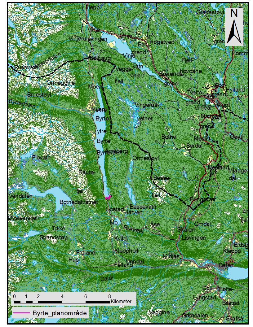 Figur 6: Oversiktskart over