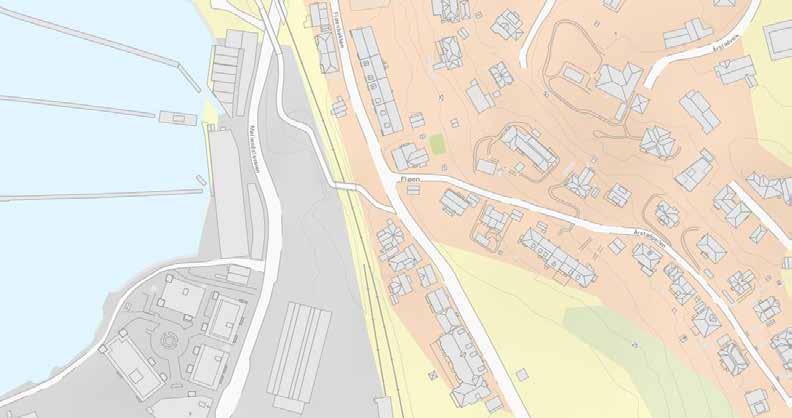 Kartskisser for Kronstadbanestrekket, fra jernbanebroen over Møllendalsveien til portal Trasene