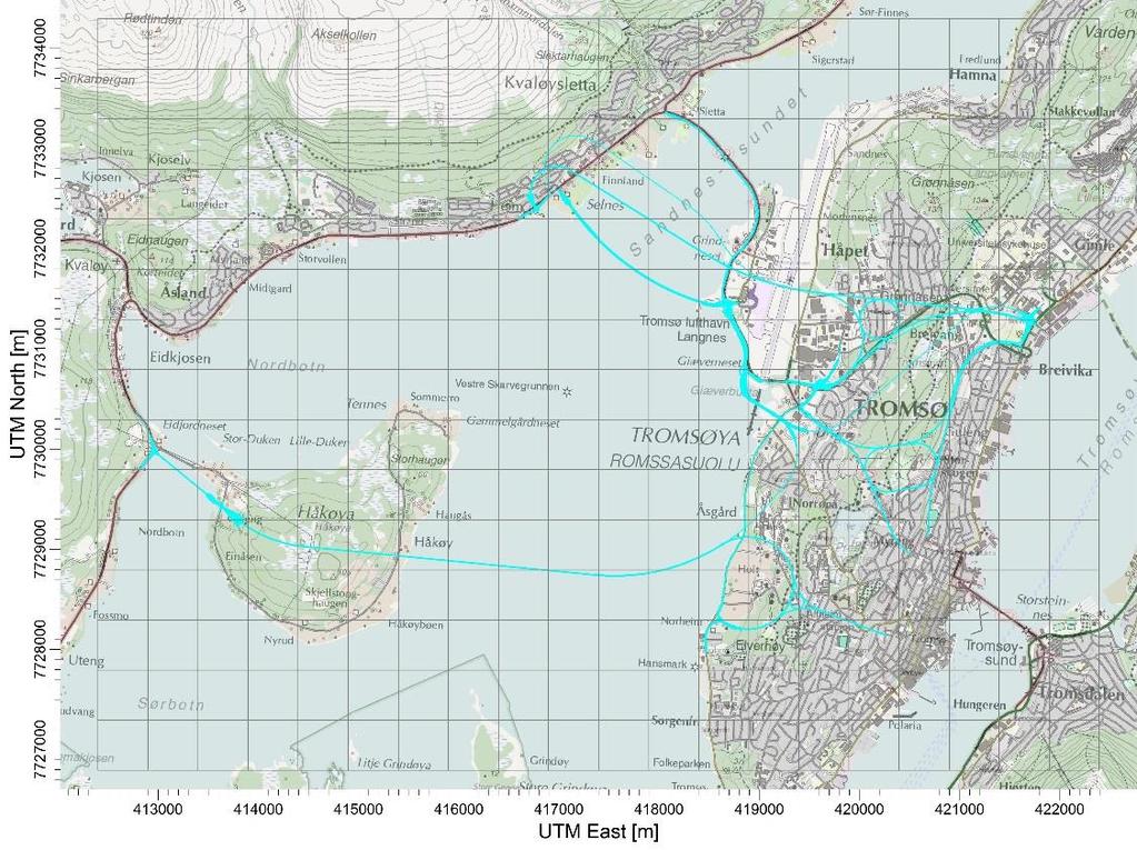 Utredning av luftkvalitet: Kommunedelplan for ny tverrforbindelse og ny forbindelse til Kvaløya 11 4 Inngangsdata og modelloppsett En komplett oversikt av inngangsdata og modelloppsett som er