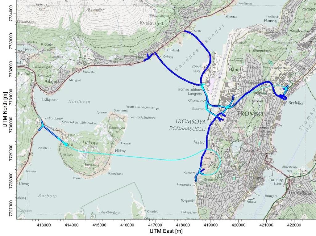 Utredning av luftkvalitet: Kommunedelplan for ny tverrforbindelse og ny forbindelse til Kvaløya 15 4.