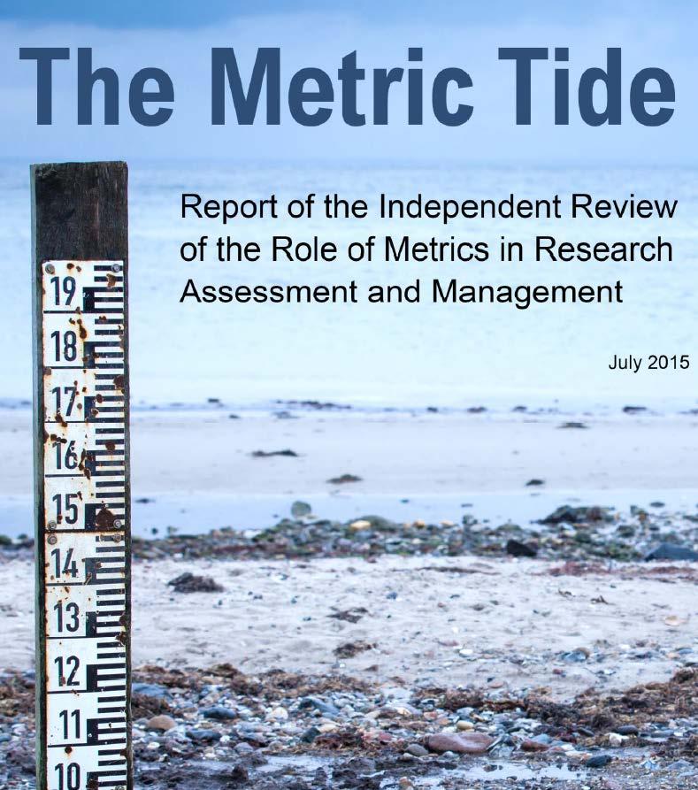 Metrics: venn eller fiende? Økt press utenfra Nødvendig med bevissthet mht.