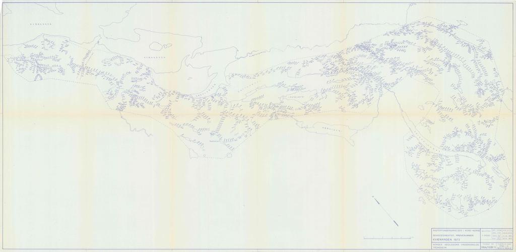 R_TIA TiGETI 4- '." (' ; RASTOFFUNDERSØKELSER I BEKKESEDIMENTER, NORD-NORGE PRØVENUMMER MALESTOKK "V'K ANAL. ESB 1:50000 TEGN. e 2"'"7" 5.