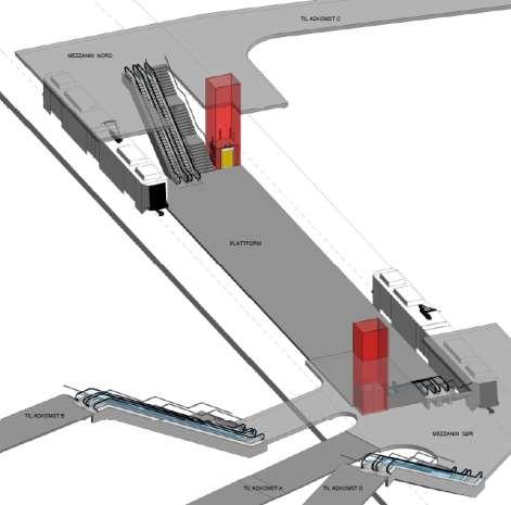 Figur 27. Utforming holdeplass mellom Sandviken kirke og Ladegården sykehjem Universell utforming Kravene til universell tilgjengelighet er oppfylt ved alle innganger.