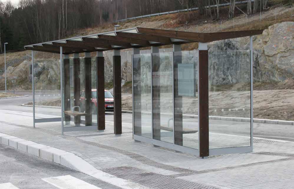 Utformingen skal gjøre det enkelt og attraktivt å benytte seg av kollektiv transport langs Hålogalandsvegen.