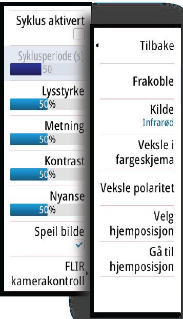 Områder som ikke dekkes av bildet, er farget svart. Konfigurere videovinduet Videokilde NSS evo3 støtter to kanaler for videoinngang.