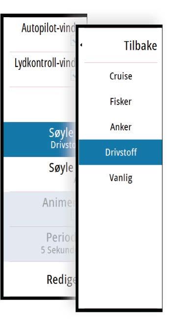 Legg til eller fjern vinduer i dialogboksen Endre skjermvindu 3. Lagre eller forkast endringene for å gå ut av modusen for favorittredigering.