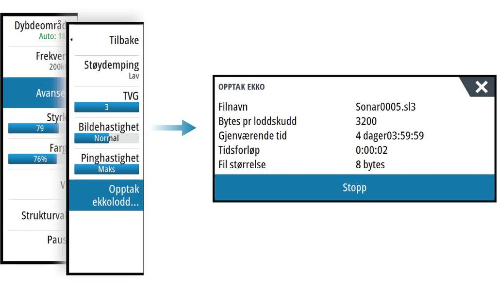 Lag StructureMap Hvis StructureScan er tilgjengelig på nettverket, kan du konvertere.sl2-loggfilene til StructureMap-formatet (.smf) når registreringen er fullført.