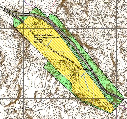 Figur 13: Lokalisering av bassenger for fordrøyning og rensing av