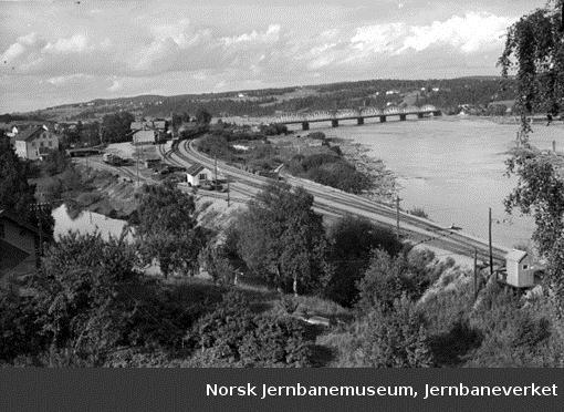 Fetsund stasjon Figur 2 Fetsund stasjon, årstall ukjent. Fotografi tatt fra sør mot nord.