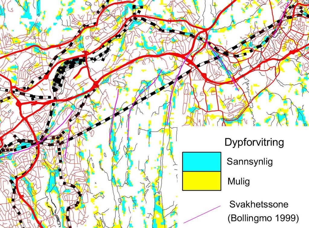 Romeriksporten jernbane-tunnel Basert på 1:50.