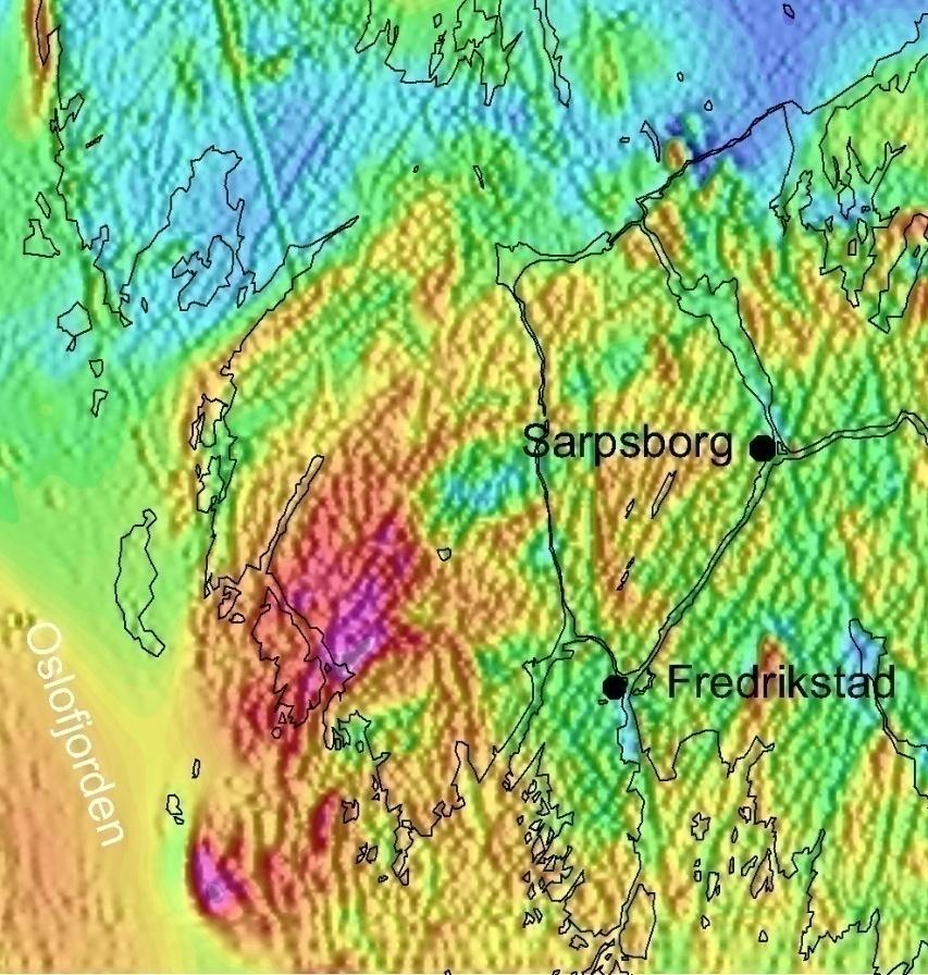 Kartlegging av dyp dypforvitring fra aeromagnetiske og