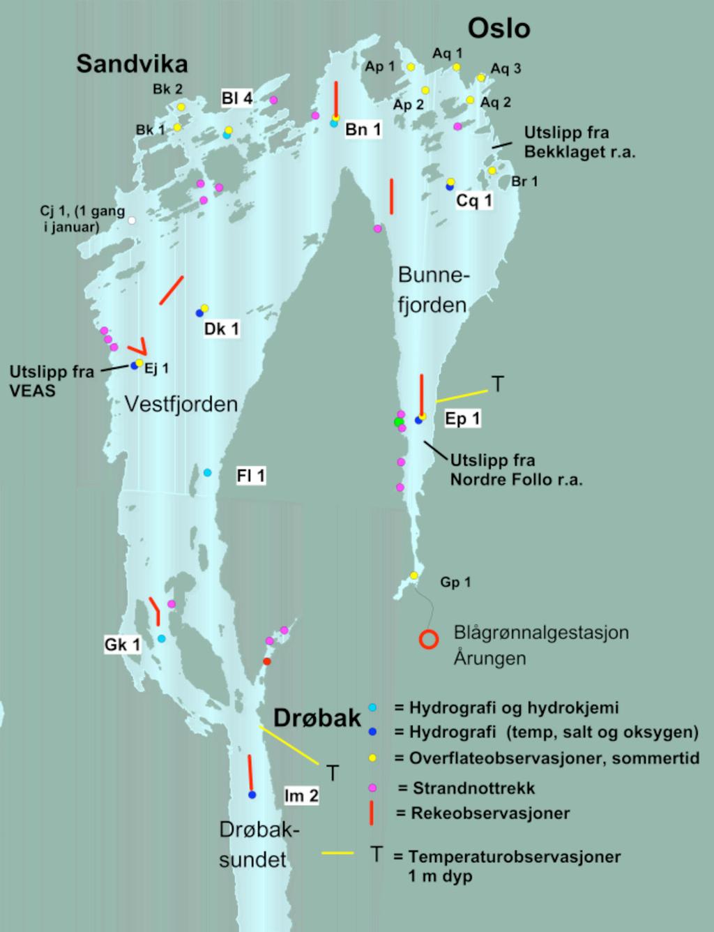 Innledning Miljøovervåking er et redskap for å forbedre fjordens miljøkvalitet og kontrollere dens tilstand.