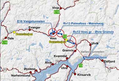 Det ser ut til at ein ny og lengre tunnel frå Seim langs Granvinsvatnet (Jobergtunnelen) vil kome med i neste Nasjonal transportplan (NTP).