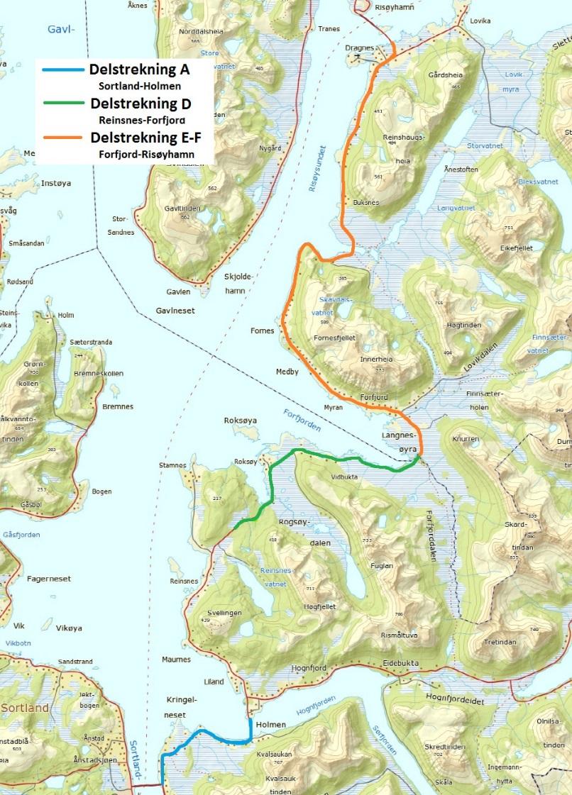2 Analyseobjektet 2.1 Beskrivelse og avgrensing Planområdet ligger i Sortland kommune i Nordland fylke.
