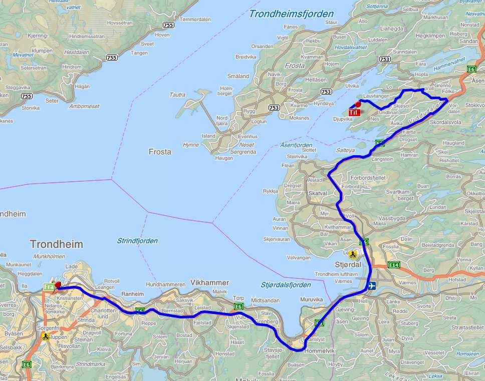 RAPPORT VEG 7 1 Forord I forbindelse med reguleringsplan for utbygging av hytteområde i Djupvika i Åsenfjorden skal det gjøres en vurdering av transportbehov og vegforhold ved økt belastning langs