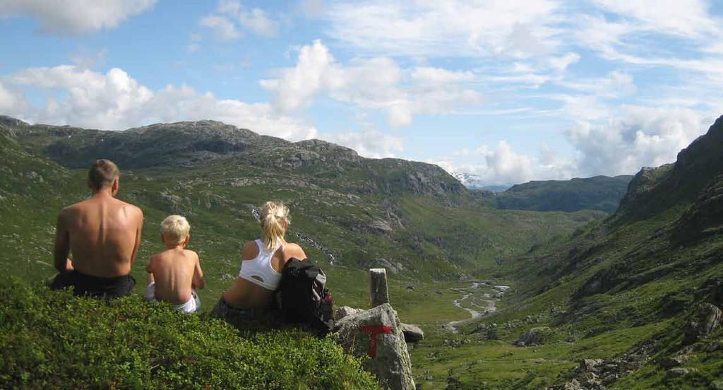 Sauda- og Etnefjellene Fjellryggen som starter i Røldal-/Seljestadområdet og strekker seg utover mot Haugalandet, har mange flotte naturkvaliteter.