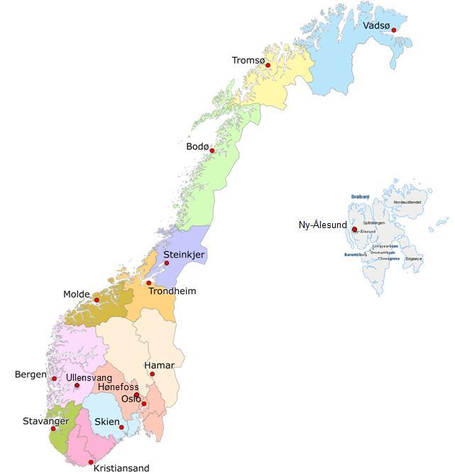 Kartverkets Hvem, hva, hvor i 2016 Vi er bl.a.: Nasjonal kartmyndighet Tinglysingsmyndighet Sentral matrikkelmyndighet Nasjonal geodatakoordinator Etat