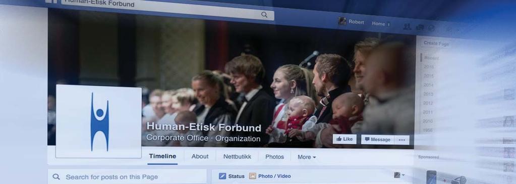 KOMMUNIKASJON INFORMASJONS- OG MEDIEARBEID FACEBOOK Vi har brukt Facebook til å spre informasjon om våre arrangementer, for eksempel Humanistisk uke og Åpne temamøter.