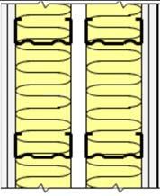 55 db 2 x 13 mm gips Min.