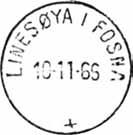 1.78 TK til 30.4.84 HT Stempel nr. 9 Type: I25N Fra gravør 29.04.1976 LINESØYA LP 2 Innsendt?? 7176 Stempel nr. 10 Type: I25N Utsendt?? LINESØYA 1 Innsendt?? 7176 Registrert brukt fra 12.05.