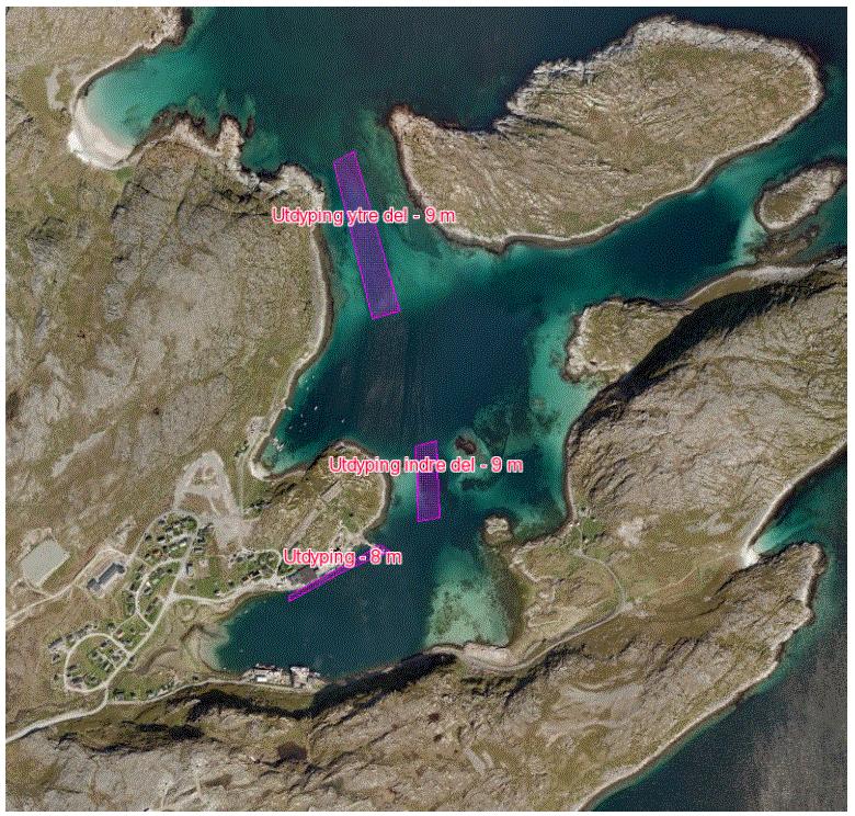 Fiskerihavne- og farledstiltak Finnmark Innseilingen