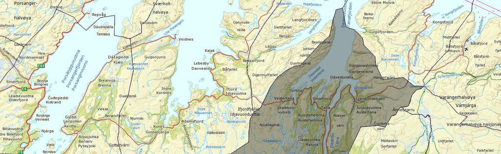 4. Planområdet Planområdet omfatter hele Tana kommune. Figur 1: Kart som viser avgrensingen av planområdet, Tana kommune. 5.