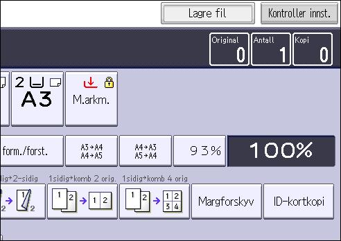 3. Kopiering Lagre data i Dokumentserver Dokumentserveren gjør det mulig for deg å lagre dokumenter som leses med kopifunksjonen, på denne maskinens harddisk.